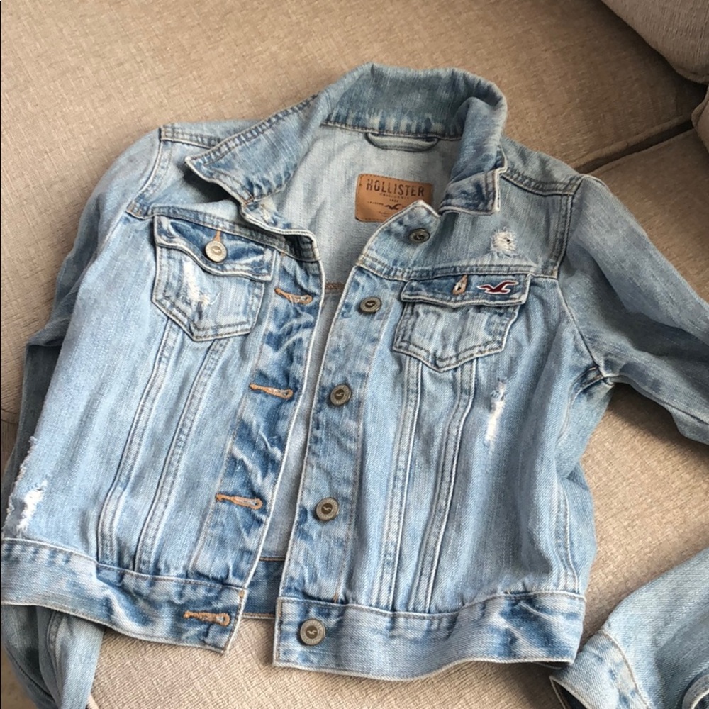 Hollister Jean Jacket- Light Blue